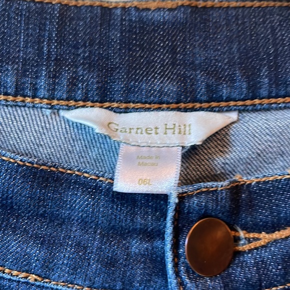 Garnet Hill Boot Cut Jeans 6L - Picture 4 of 4